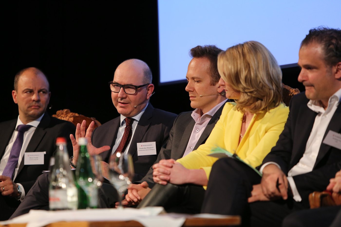 Christina Kehl on a panel at the Swiss Fintech & Digitization Day