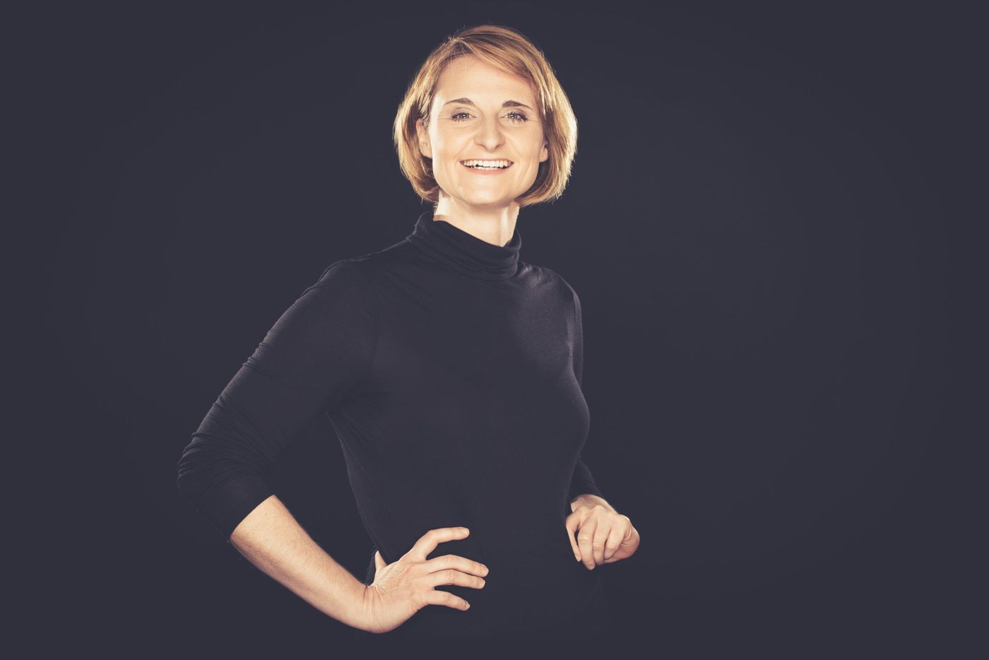 Portrait of Christina Kehl in a black turtleneck